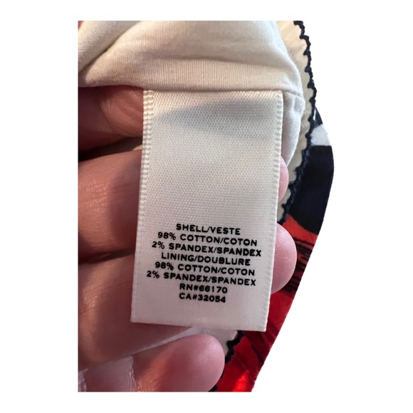 Anthropologie Moulinette Soeurs Navy & Red Poppies Fantastic Field Skirt Sz 6 - Picture 15 of 16